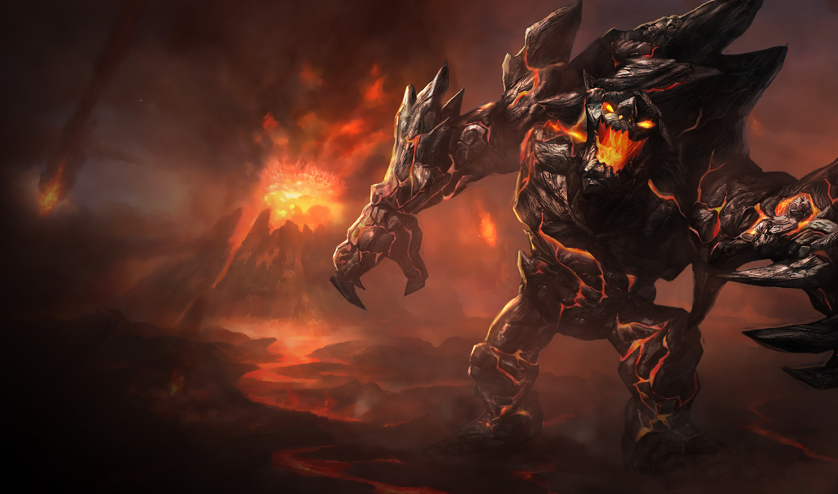 Obsidian Malphite Wallpaper