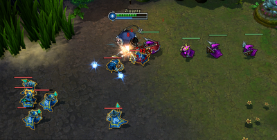 tanking minions