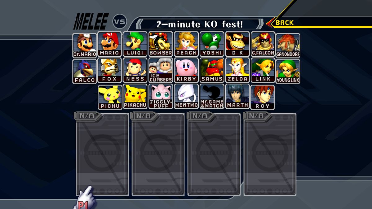 Super Smash Bros. Melee/Characters â StrategyWiki, the ...