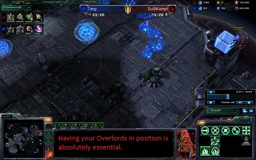 Overlord placement is essential.