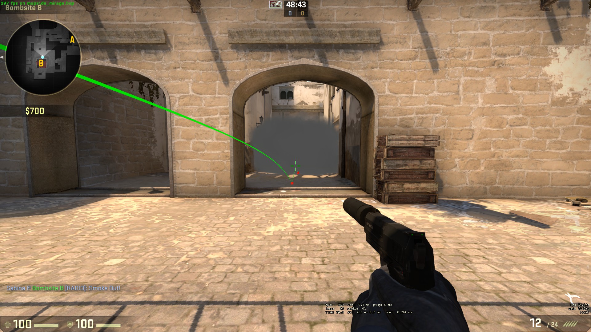 Mirage CT Side Smoke Guide