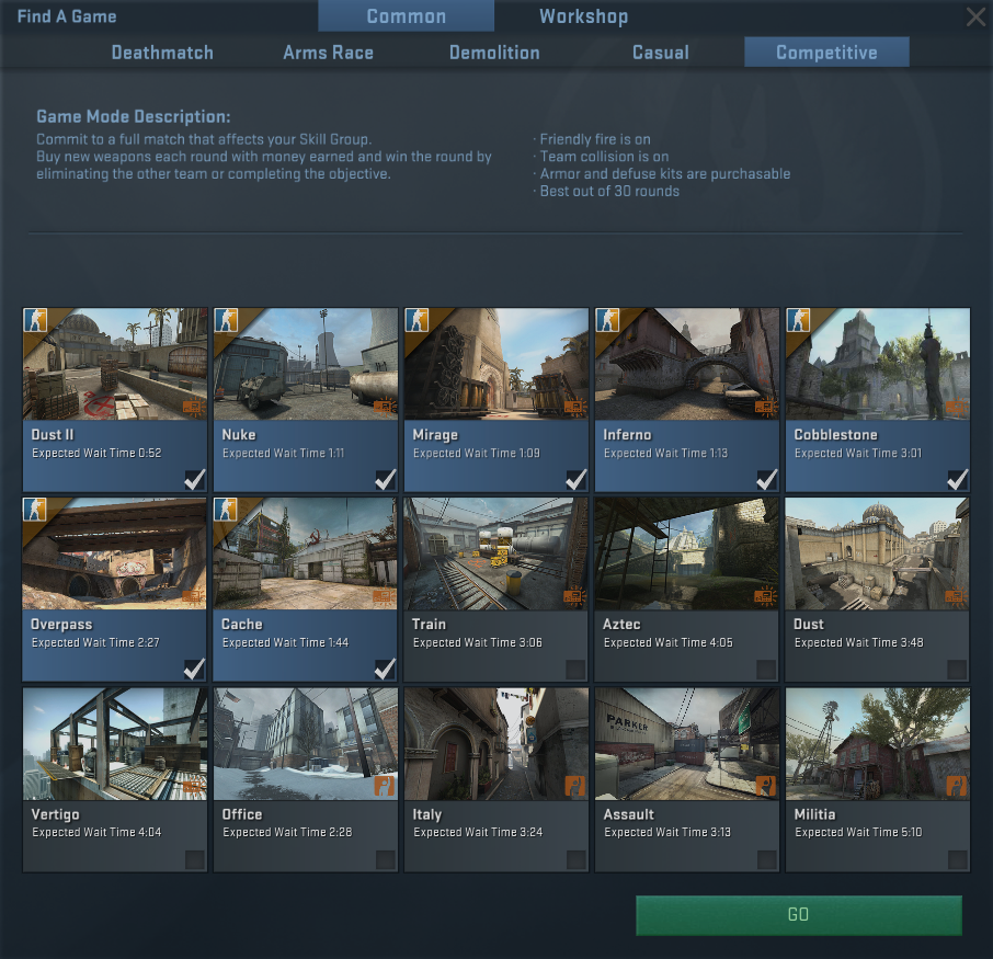 Competitive maps
