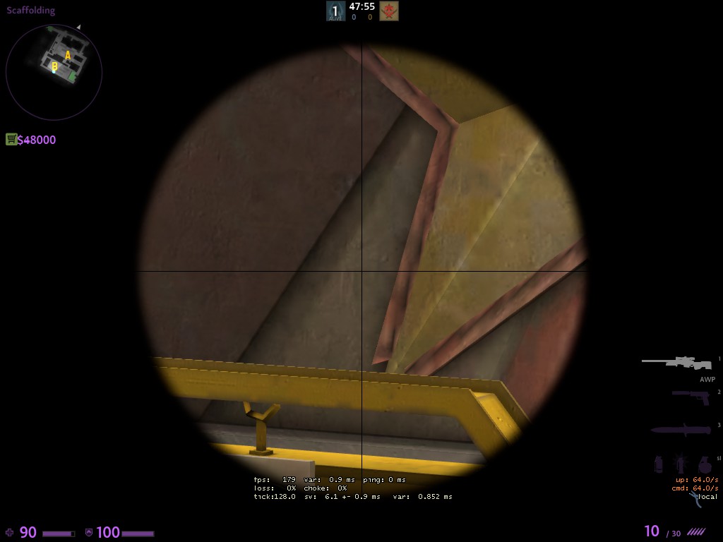 Wallbangs and Tips For de_train