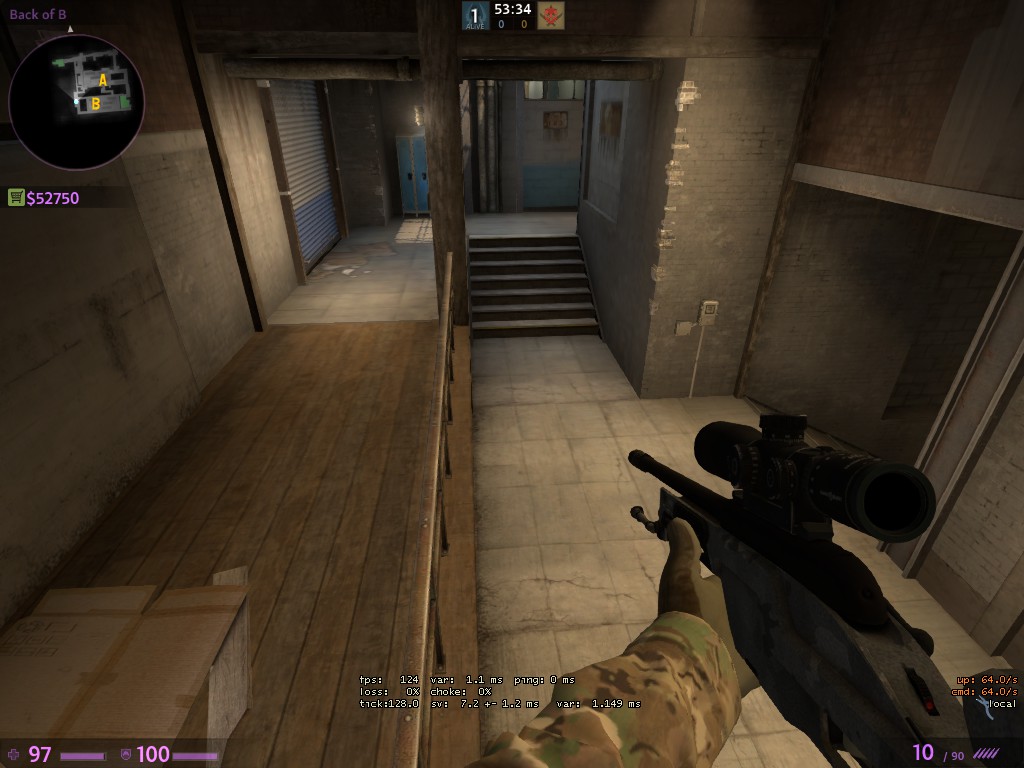 Wallbangs and Tips For de_train