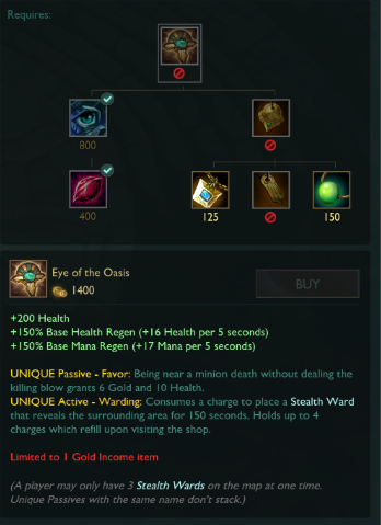 Patch 5.22: Supports and how to adapt to the Item Changes that affect them