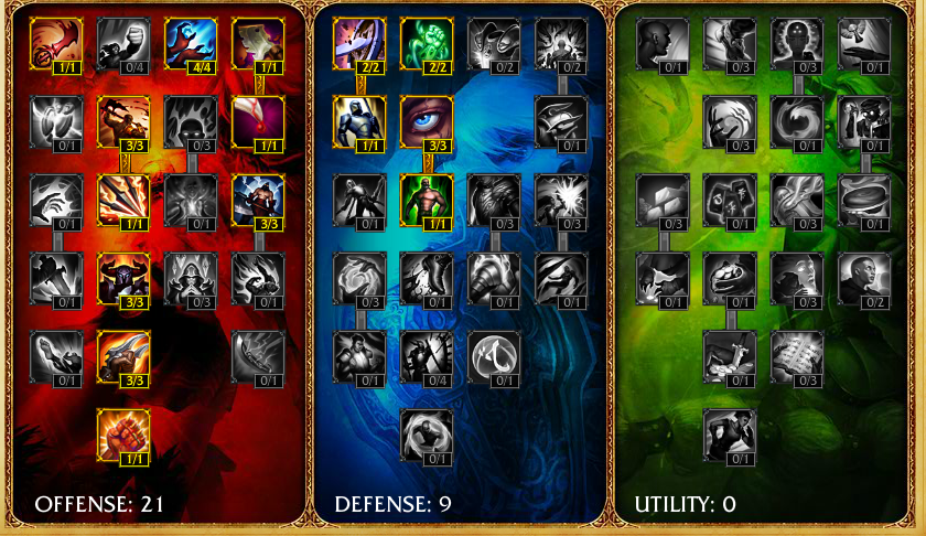 My masteries for Kha'Zix