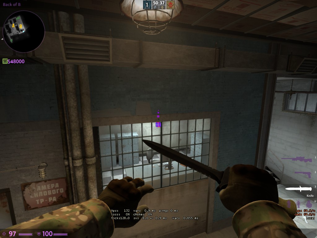 Wallbangs and Tips For de_train