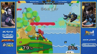 Samus Bomb over ledge videogamebootcamp videogame video game boot camp video game video vgbootcamp vgbc game camp boot GIF