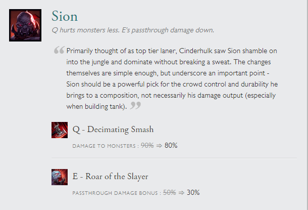 Patch 5.6 : Welcome to the Jungle