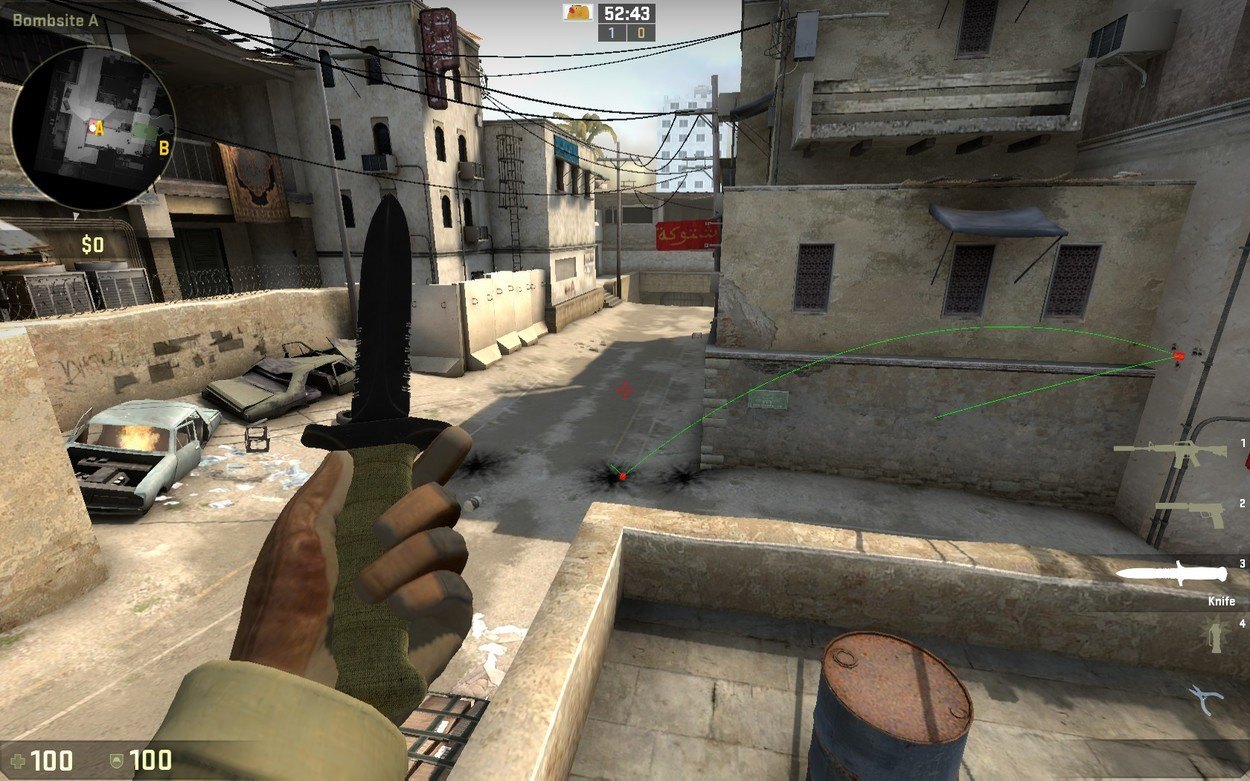 de_dust2 Pop Flash Guide