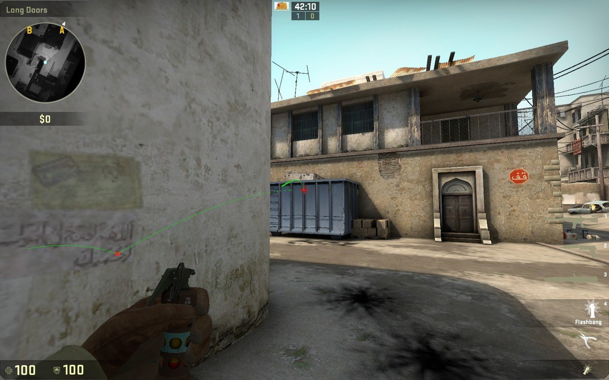 de_dust2 Pop Flash Guide
