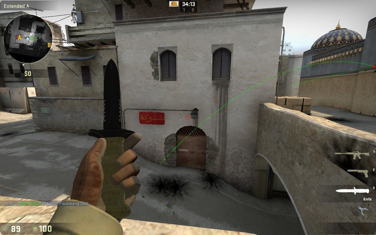 de_dust2 Pop Flash Guide