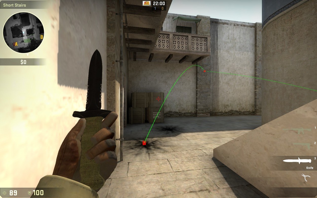 de_dust2 Pop Flash Guide