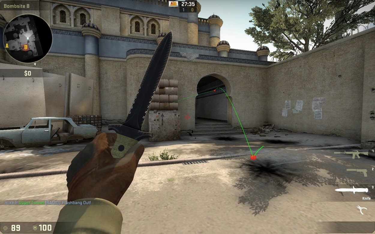 de_dust2 Pop Flash Guide