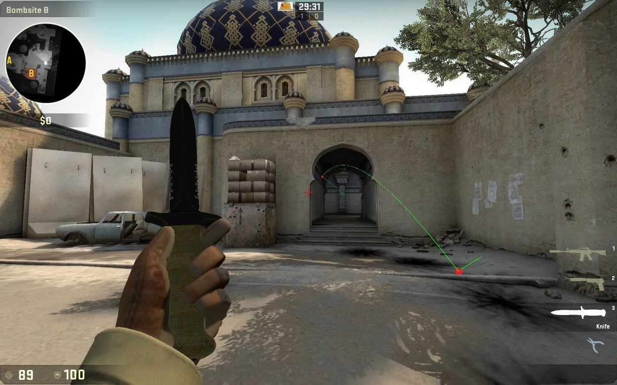 de_dust2 Pop Flash Guide