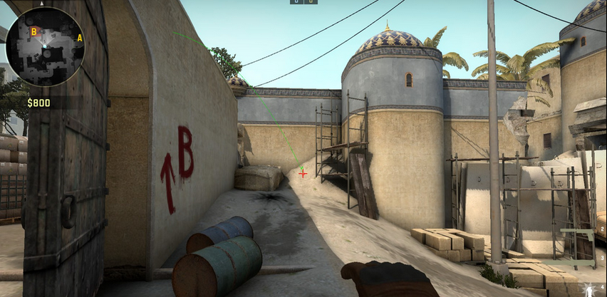 de_dust2 Pop Flash Guide