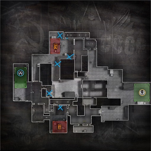 Proper CT-side setups and rotations that will help you control mid on de_cache