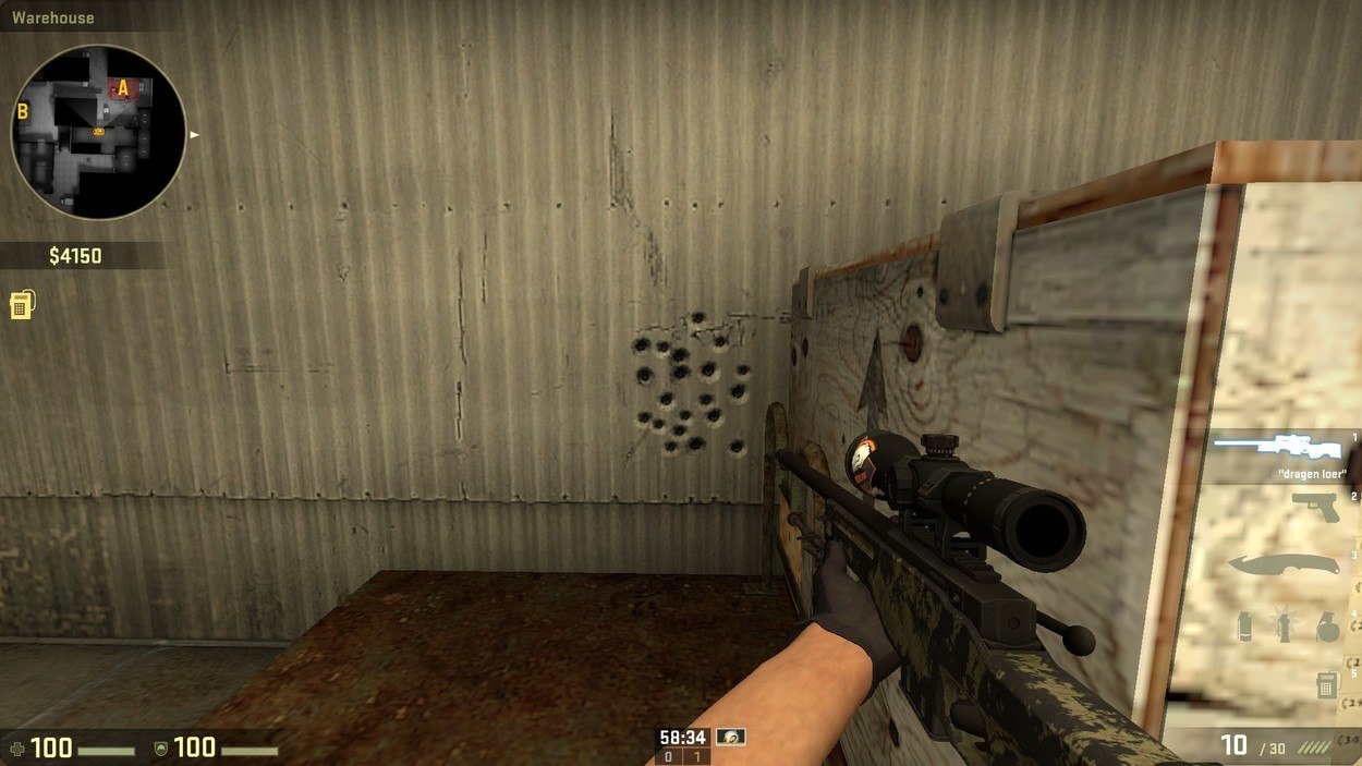 Useful Wallbang Spots for T-Side Cache