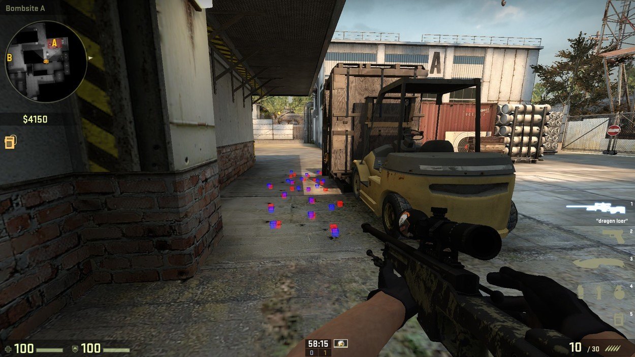 Useful Wallbang Spots for T-Side Cache