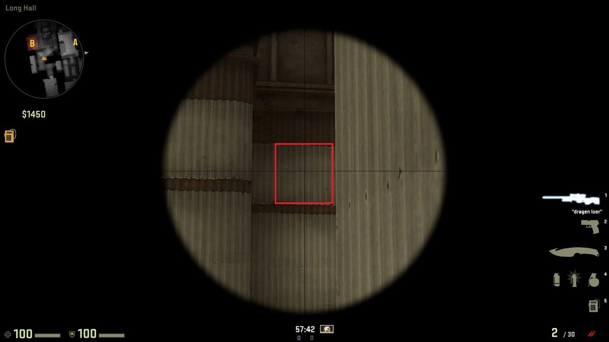 Useful Wallbang Spots for T-Side Cache