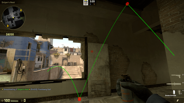 Five Pop Flashes You Should Know For de_mirage