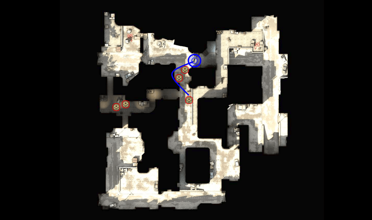 Two Simple Dust2 T-side Pistol Round Strategies