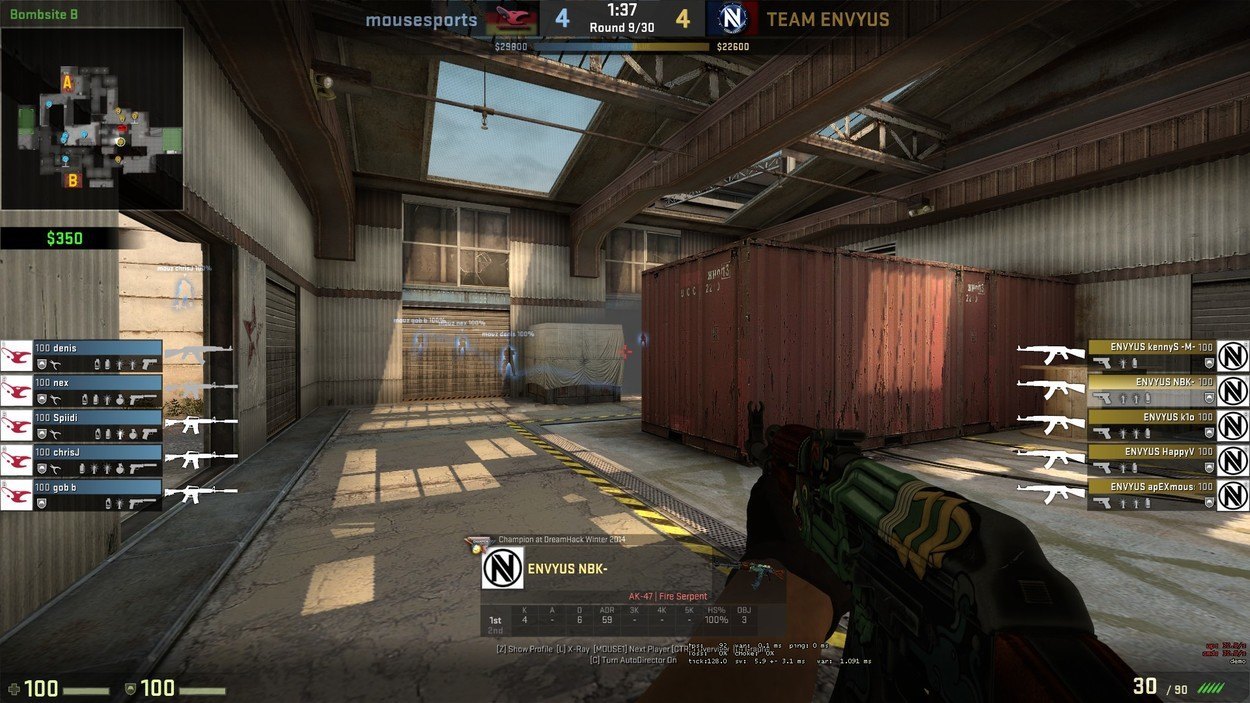 Default Strategies on T-side: Team EnVyUs on de_cache