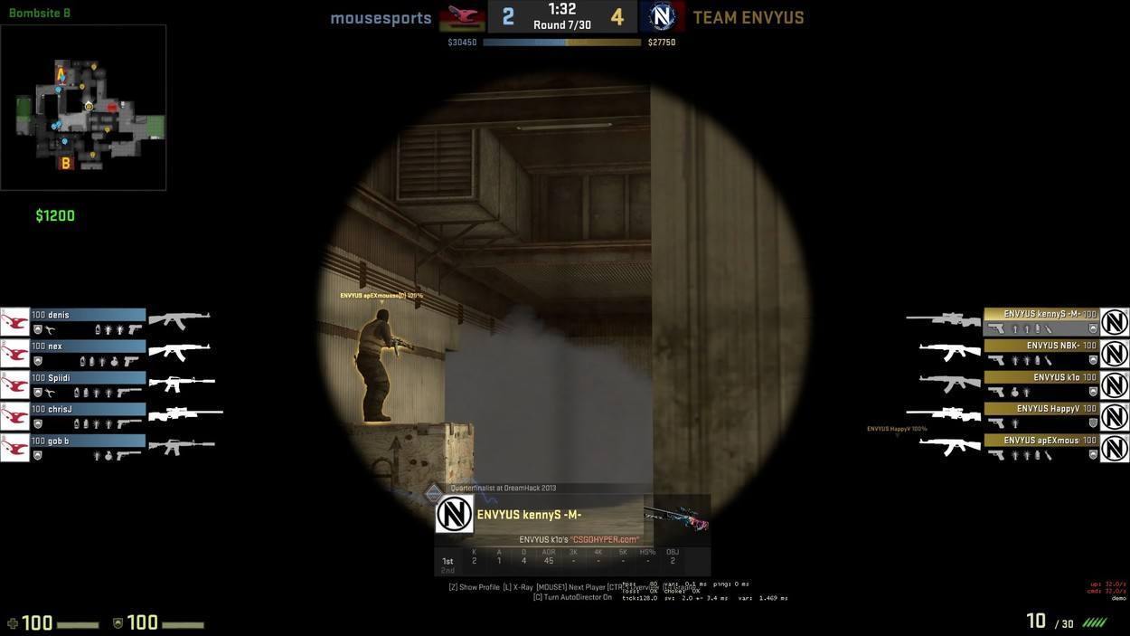 Default Strategies on T-side: Team EnVyUs on de_cache