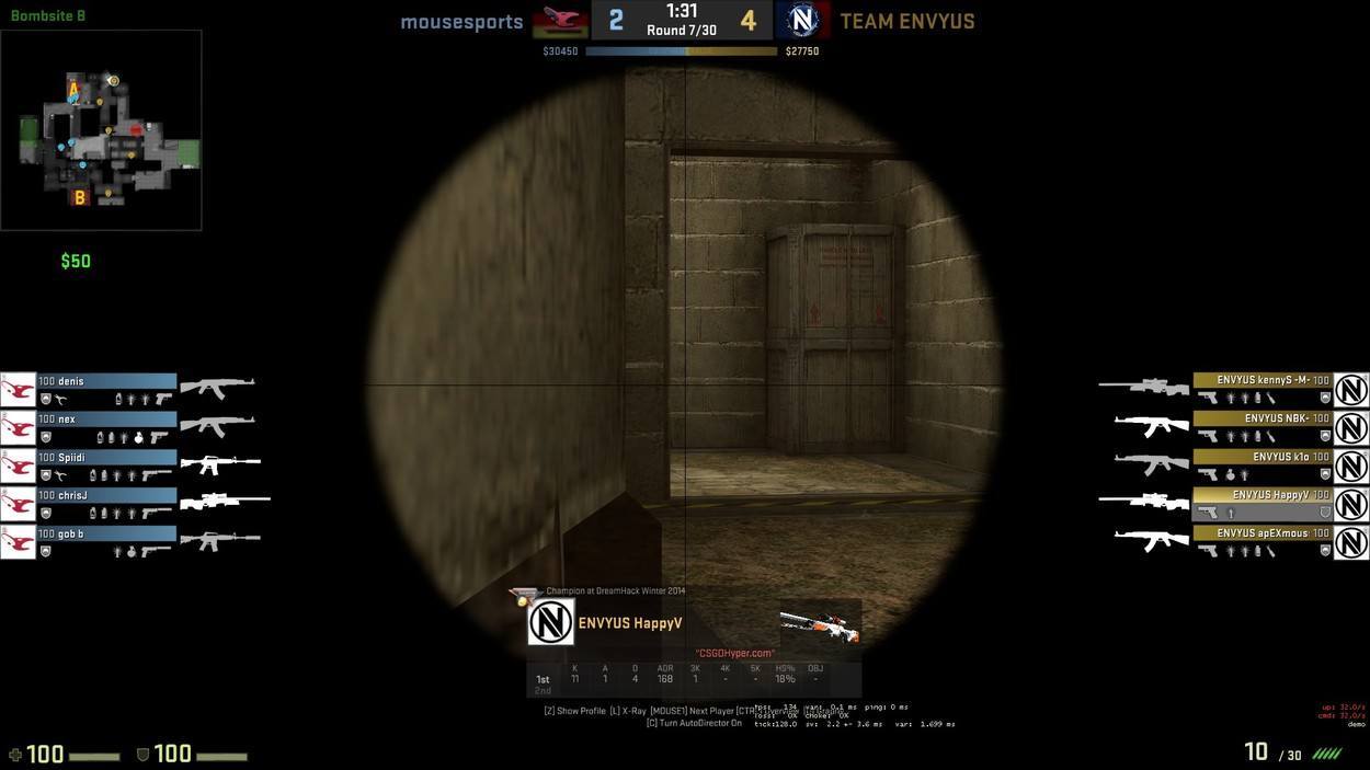 Default Strategies on T-side: Team EnVyUs on de_cache