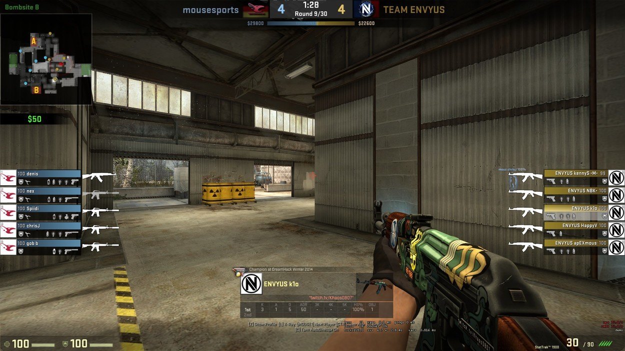 Default Strategies on T-side: Team EnVyUs on de_cache