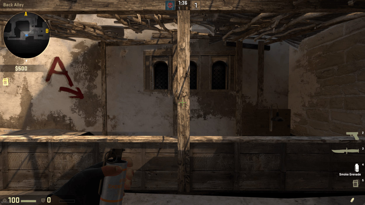 How to Smoke B-Site on Mirage