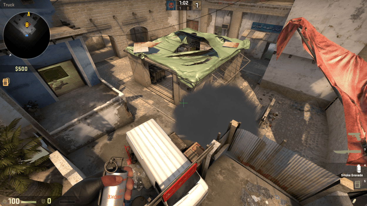 How to Smoke B-Site on Mirage