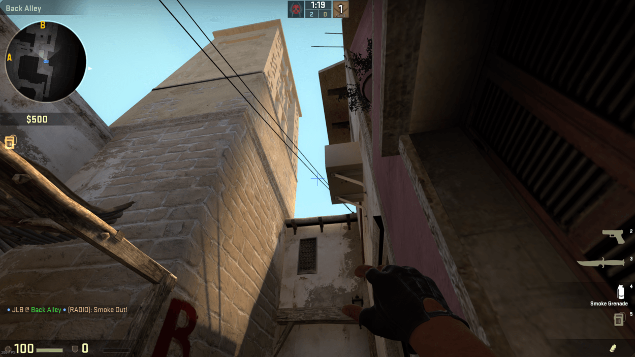 How to Smoke B-Site on Mirage