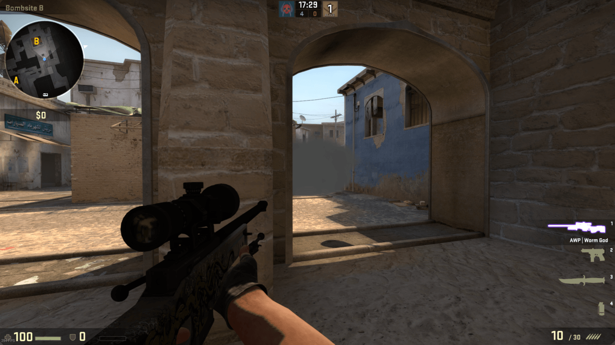 How to Smoke B-Site on Mirage