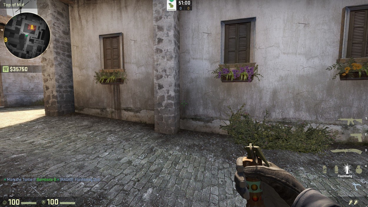 Basic Anti-Rush Grenades for Cache and Inferno