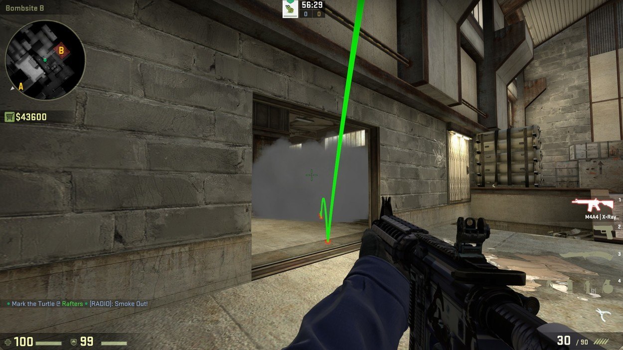 Basic Anti-Rush Grenades for Cache and Inferno