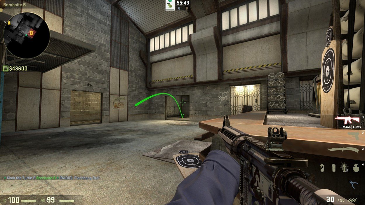 Basic Anti-Rush Grenades for Cache and Inferno