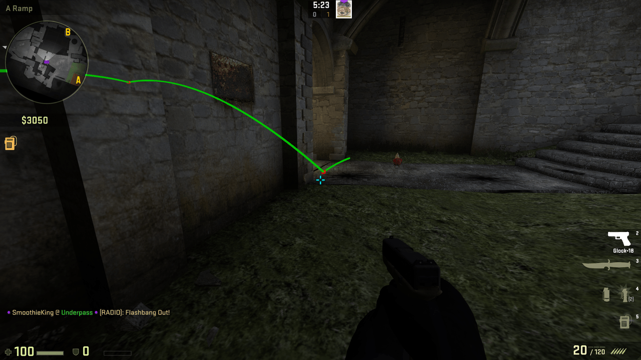Five Pop Flashes You Should Know For de_cbble