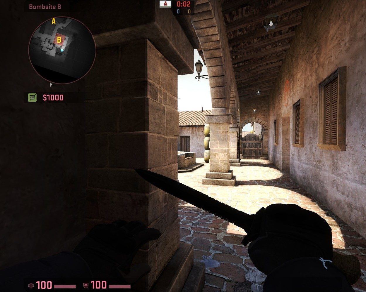 Playing Passive B Bombsite on de_Inferno