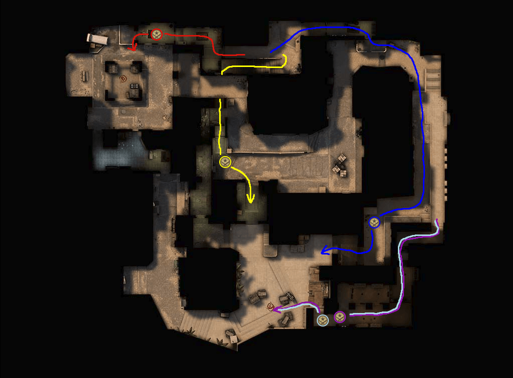 How To Play Virtus.pro's Mirage B Fake Strategy