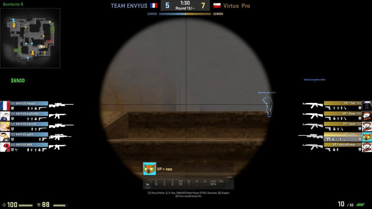 Default Strategies on T-side: Virtus.Pro on de_mirage