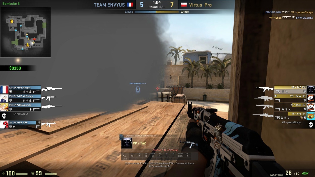 Default Strategies on T-side: Virtus.Pro on de_mirage
