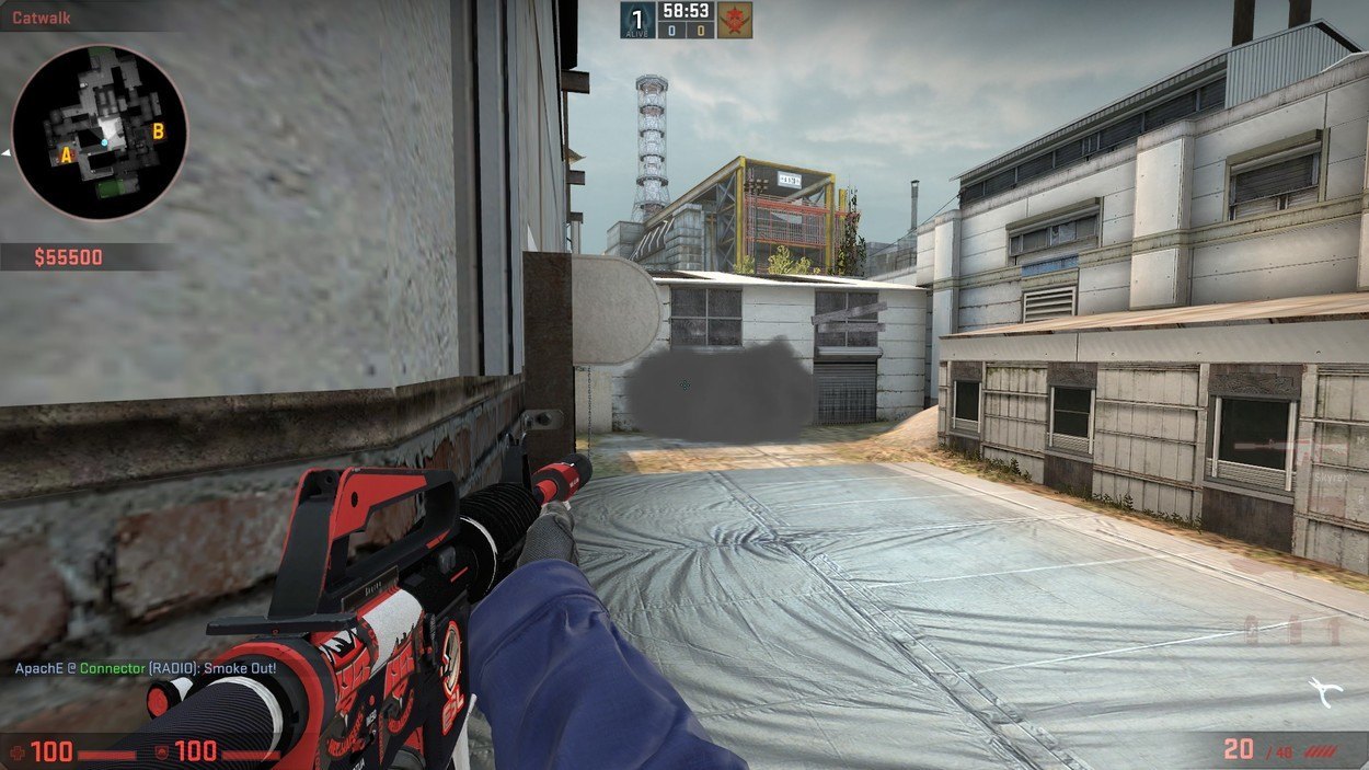 How to hold mid on de_cache