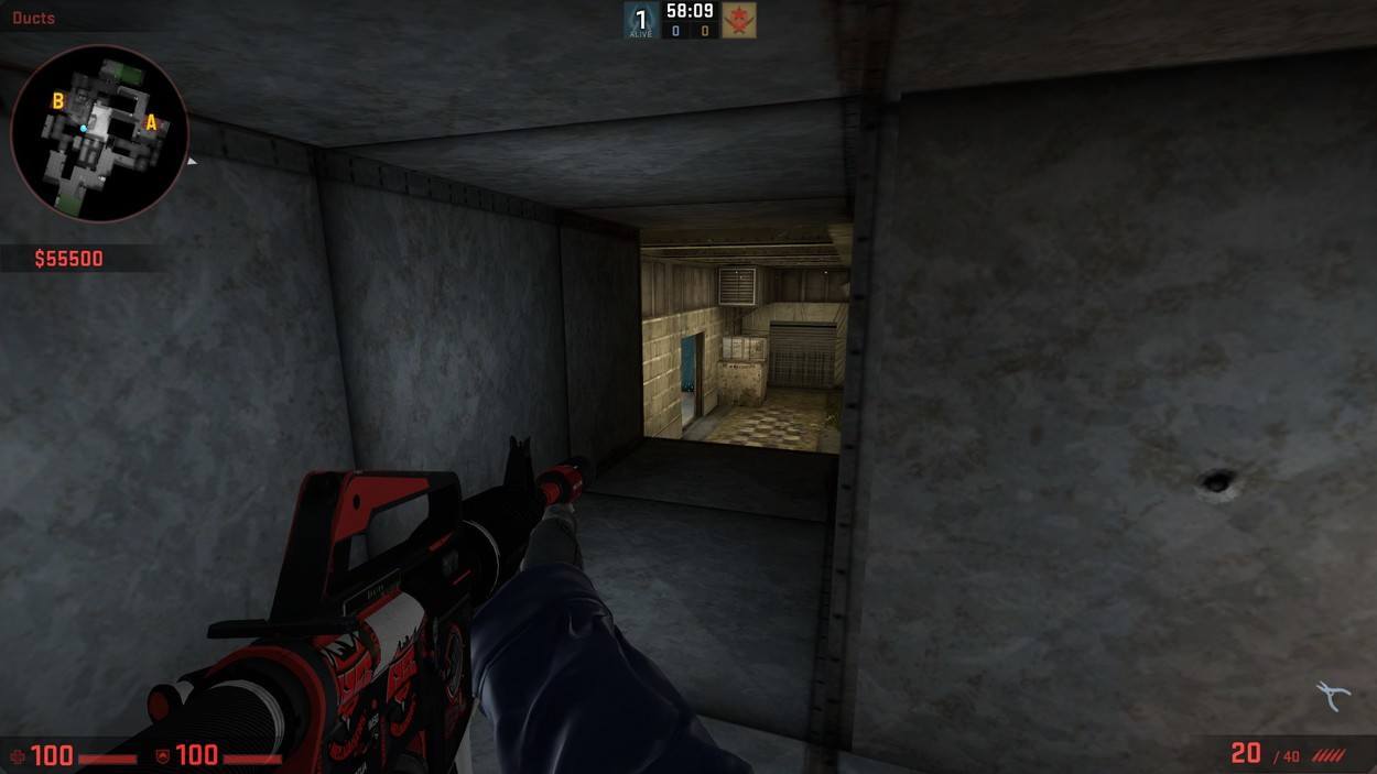 How to hold mid on de_cache