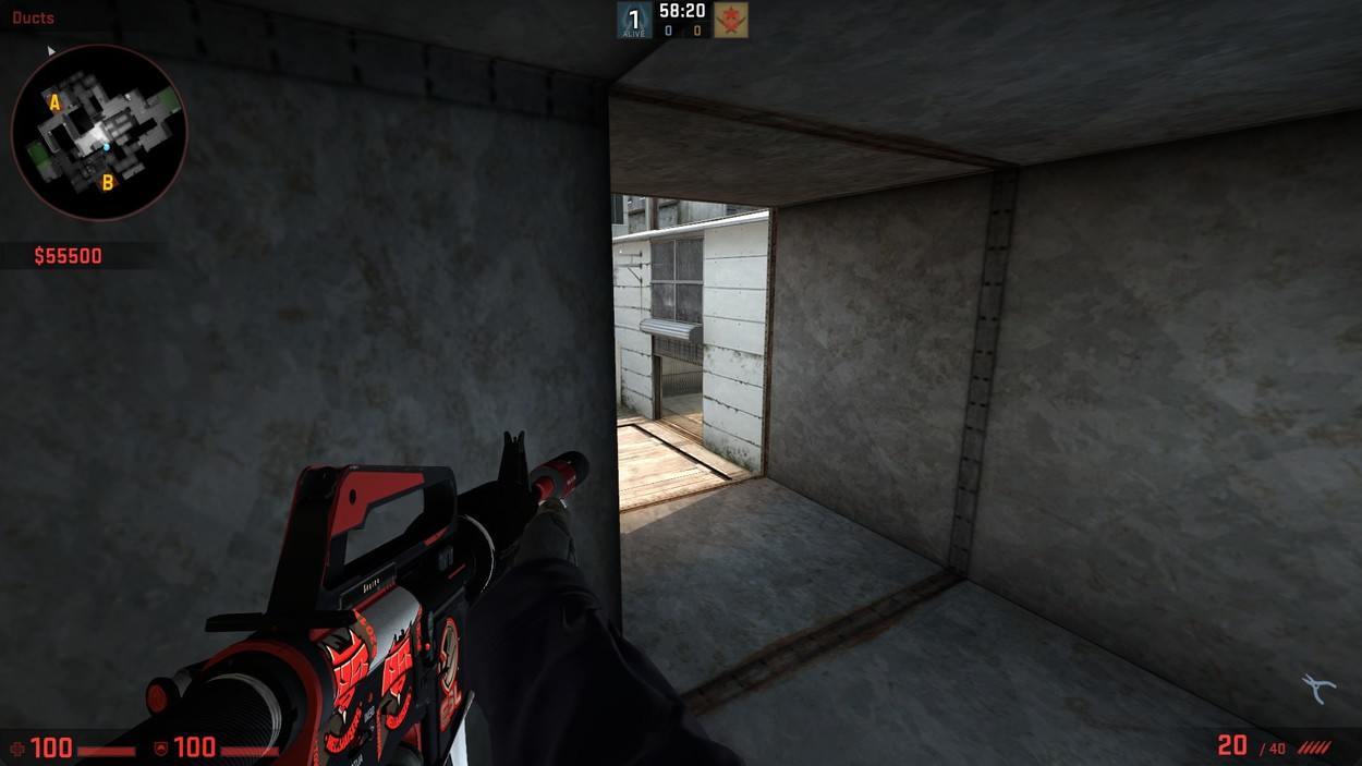 How to hold mid on de_cache