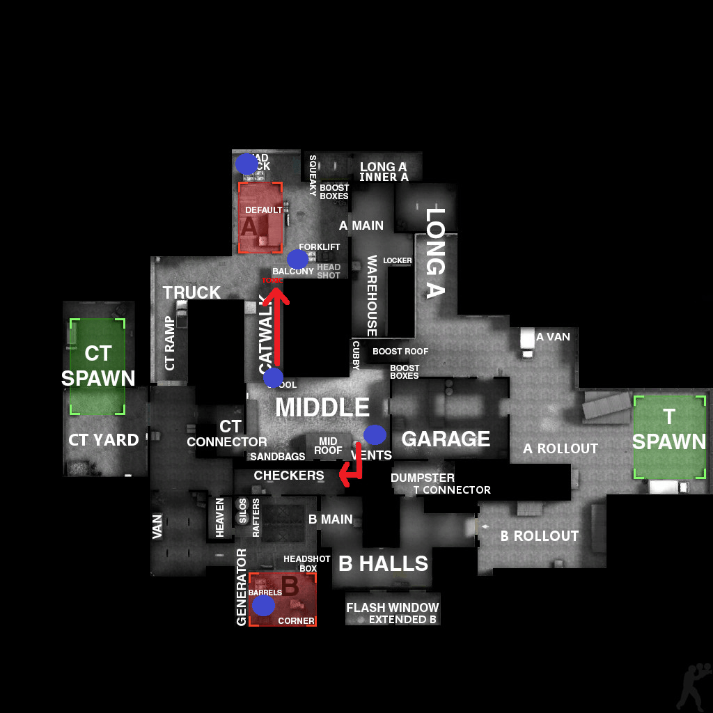 How to hold mid on de_cache