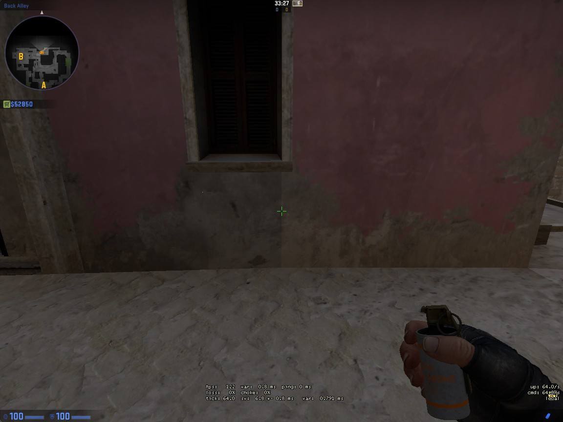 Smokes for Mid on de_mirage