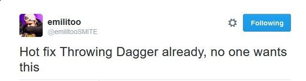Throwing Dagger: A Balanced Weapon?