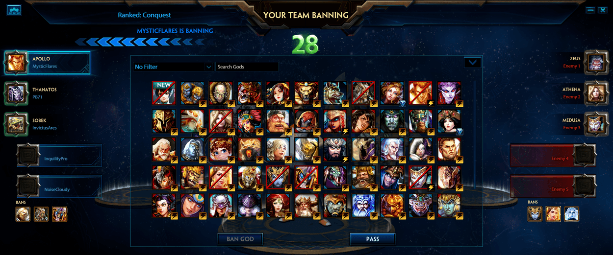 Having The Best Picks And Bans