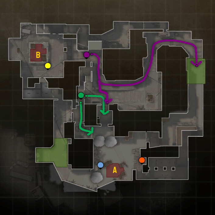 Understanding rotations, and using this as an advantage on de_mirage